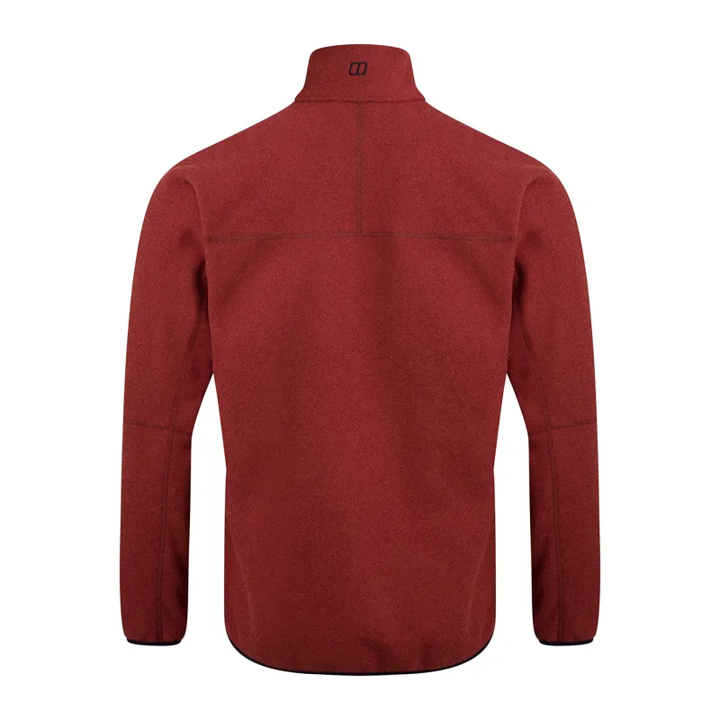 Berghaus Men's Stainton 2 Fleece 1/2 Zip in Russet Brown / Red Ochre-2